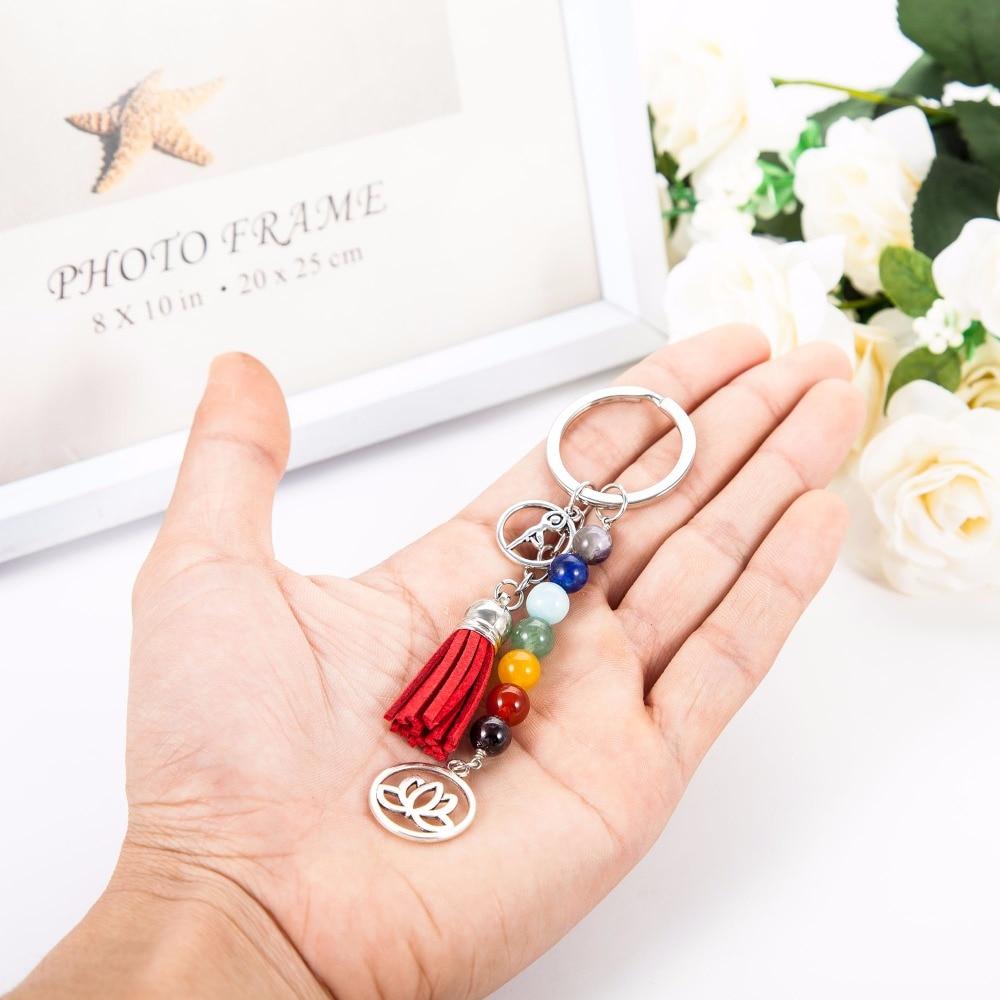 7 Chakra - Schlüsselanhänger - LAMIVA.de - Yoga Schmuck - Spiritualität