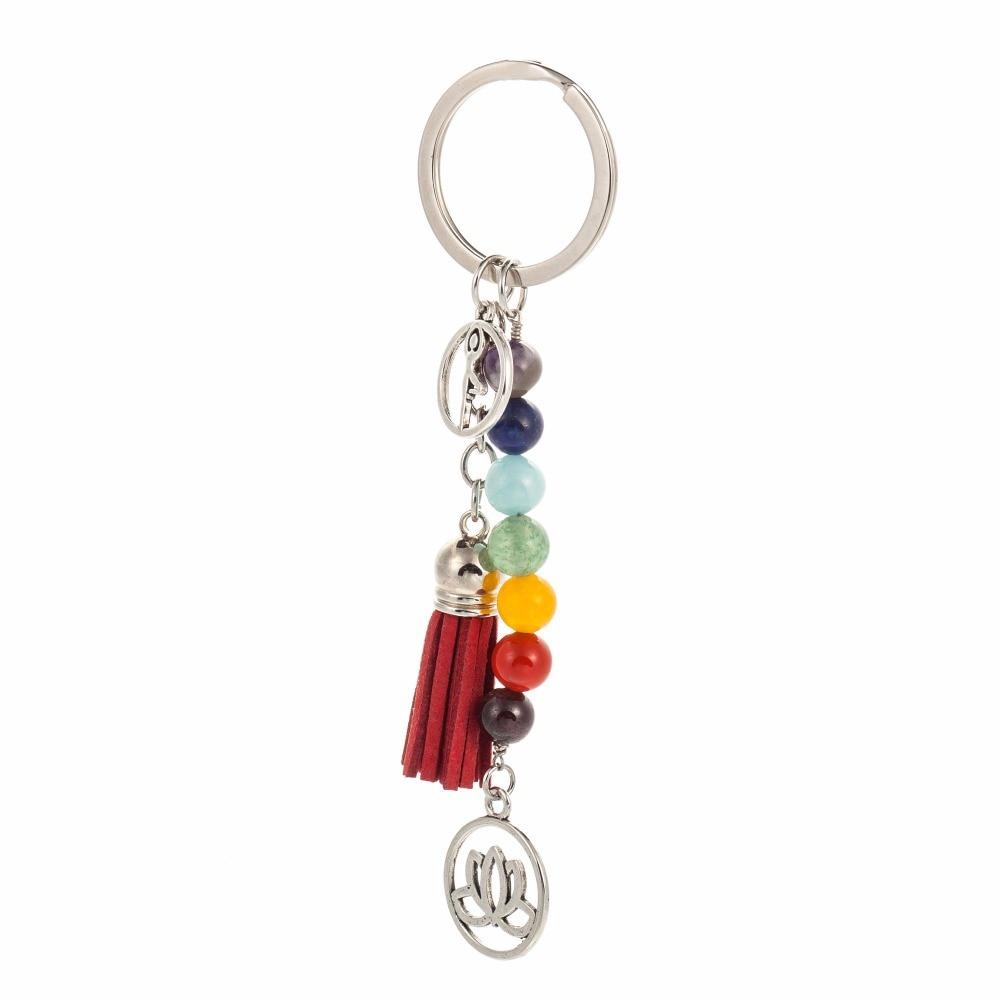 7 Chakra - Schlüsselanhänger - LAMIVA.de - Yoga Schmuck - Spiritualität