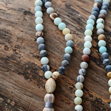 Amazonit Iconic - Halskette - LAMIVA.de - Yoga Schmuck - Spiritualität