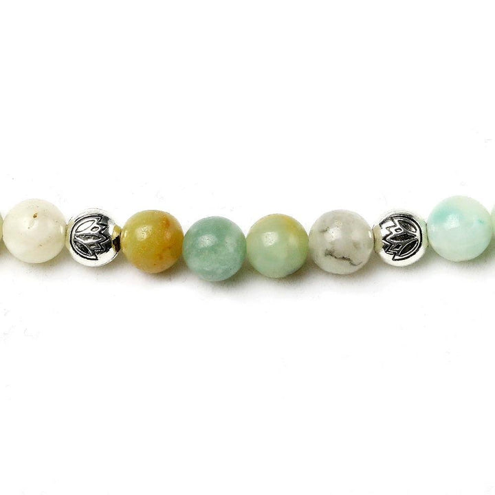 Shiny Amazonit - Mala Kette - LAMIVA.de - Yoga Schmuck - Spiritualität