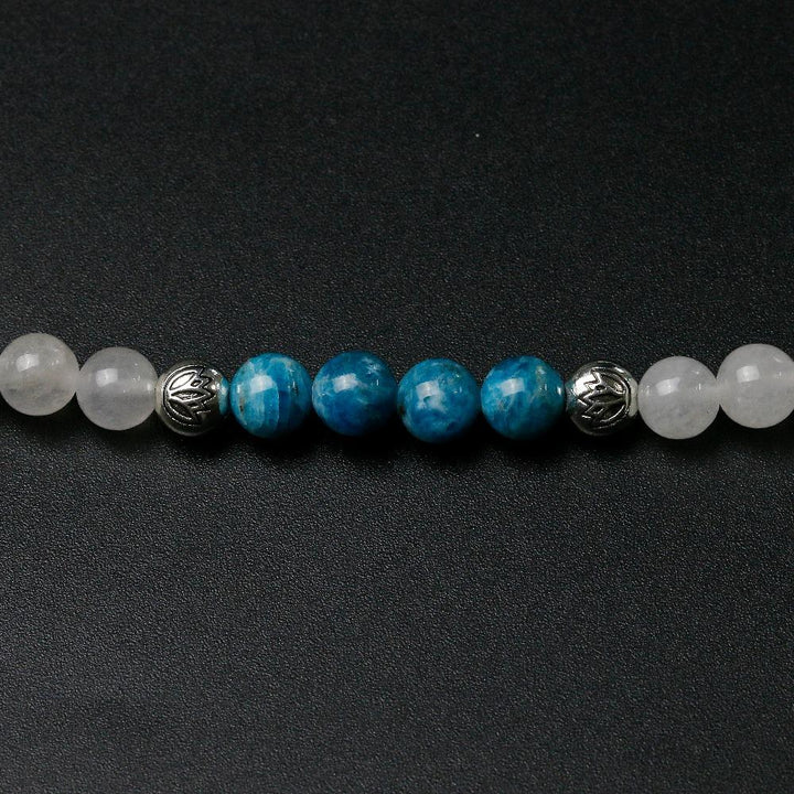 Blue Abstract Chalcedon - Kette - LAMIVA.de - Yoga Schmuck - Spiritualität