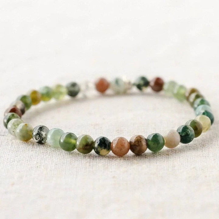 Indische Achat Edelstein Mini - Armband - LAMIVA.de - Yoga Schmuck - Spiritualität