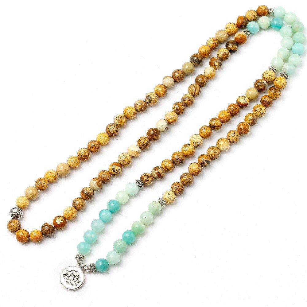 Earth Amazonit - Kette - LAMIVA.de - Yoga Schmuck - Spiritualität