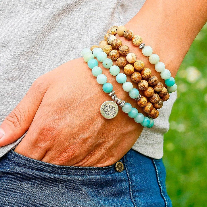 Earth Amazonit - Kette - LAMIVA.de - Yoga Schmuck - Spiritualität