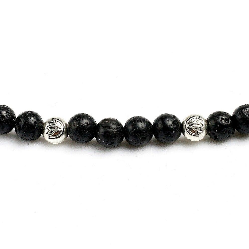 Black Vulcano - Mala Kette - LAMIVA.de - Yoga Schmuck - Spiritualität