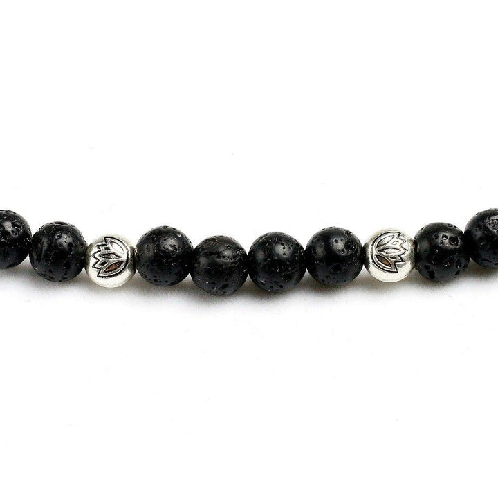 Black Vulcano - Mala Kette - LAMIVA.de - Yoga Schmuck - Spiritualität