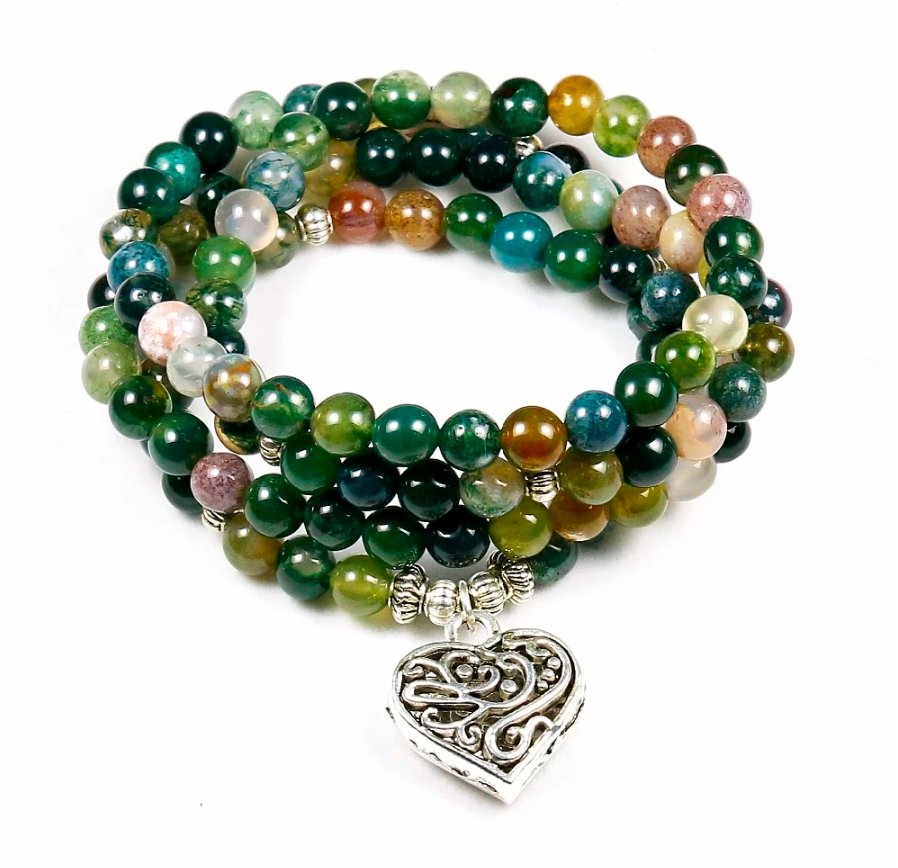 Lebensbaum Onyx - Mala Kette - LAMIVA.de - Yoga Schmuck - Spiritualität