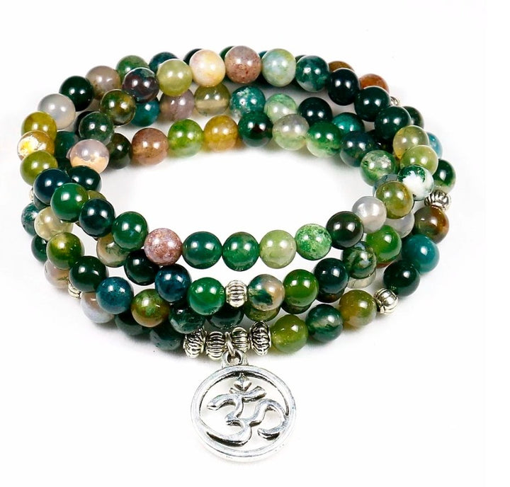 Lebensbaum Onyx - Mala Kette - LAMIVA.de - Yoga Schmuck - Spiritualität