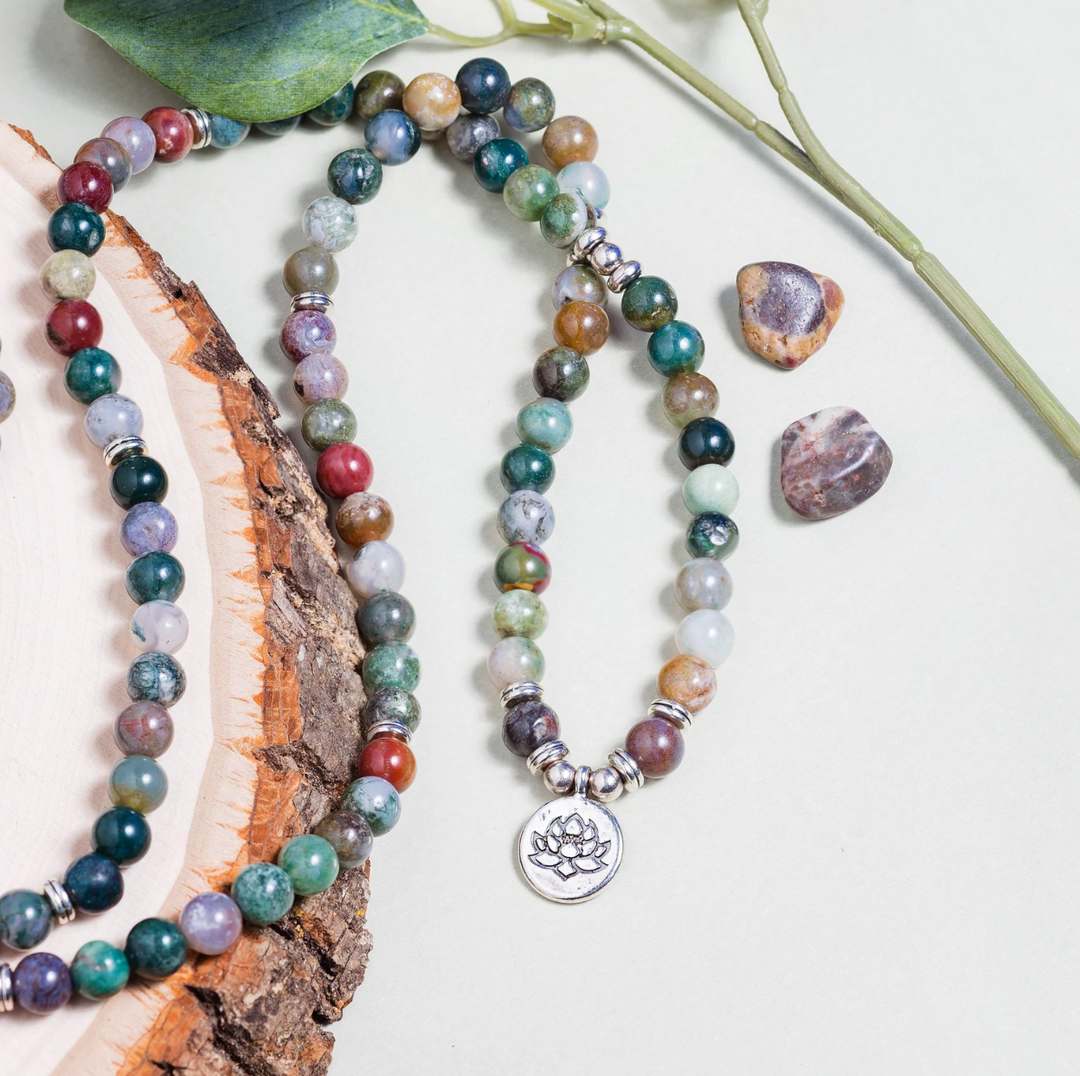 Natural Onyx - Mala Kette