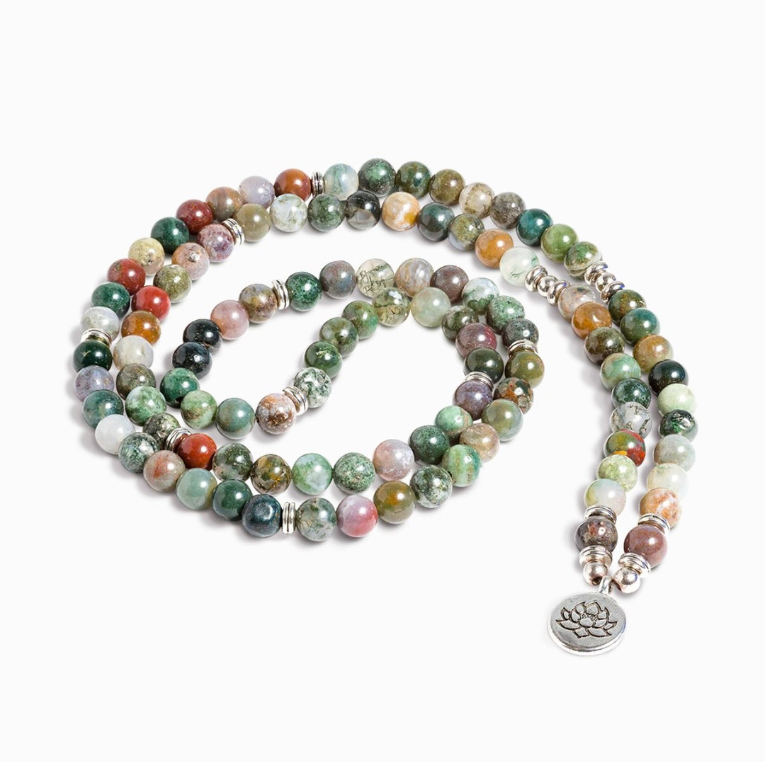 Natural Onyx - Mala Kette - LAMIVA.de - Yoga Schmuck - Spiritualität