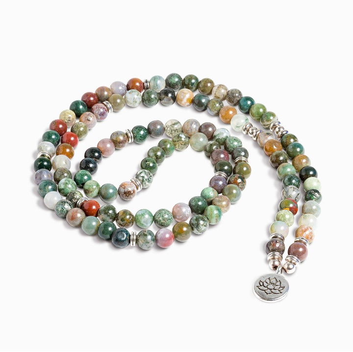 Natural Onyx - Mala Kette - LAMIVA.de - Yoga Schmuck - Spiritualität