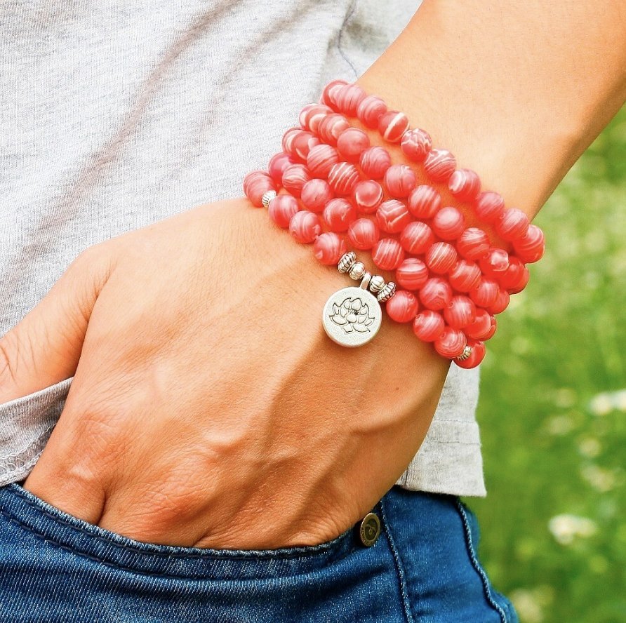 Peach California - Kette - LAMIVA.de - Yoga Schmuck - Spiritualität