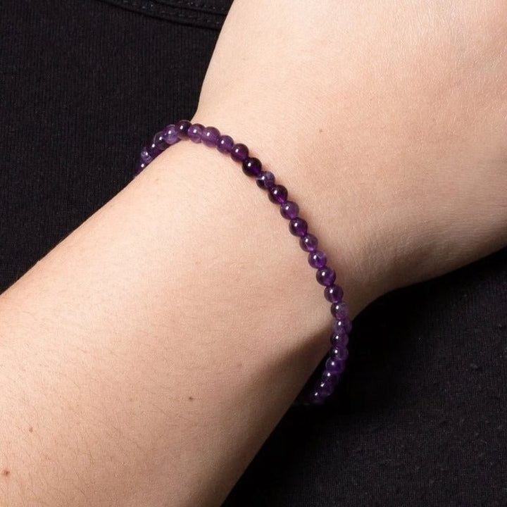 Amethyst Edelstein Mini - Armband - LAMIVA.de - Yoga Schmuck - Spiritualität