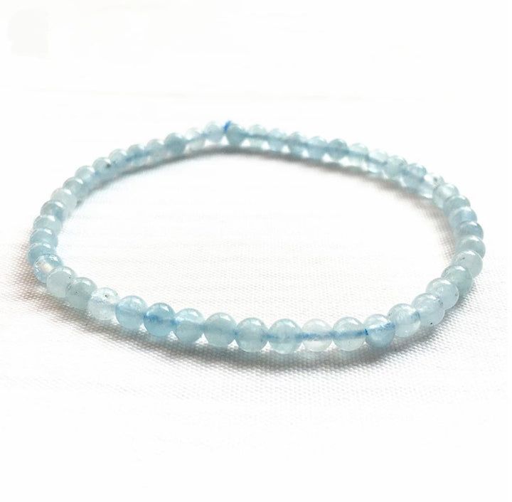 Aquamarin Edelstein Mini - Armband - LAMIVA.de - Yoga Schmuck - Spiritualität