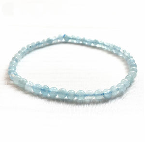 Aquamarin Edelstein Mini - Armband - LAMIVA.de - Yoga Schmuck - Spiritualität