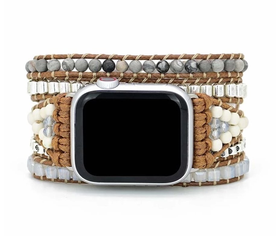 Atlantic Edelstein - Apple Watch Wickelarmband - LAMIVA.de - Yoga Schmuck - Spiritualität