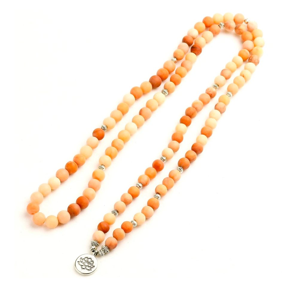 Aventurin - Mala Kette - LAMIVA.de - Yoga Schmuck - Spiritualität