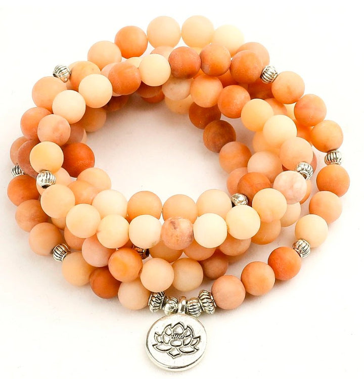 Aventurin - Mala Kette - LAMIVA.de - Yoga Schmuck - Spiritualität