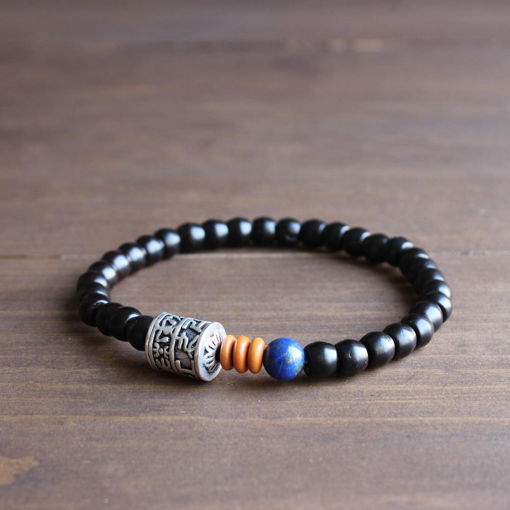 Black Mantra Neverful- Armband - LAMIVA.de - Yoga Schmuck - Spiritualität