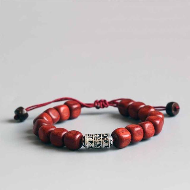 Black Red Wood - Armband - LAMIVA.de - Yoga Schmuck - Spiritualität