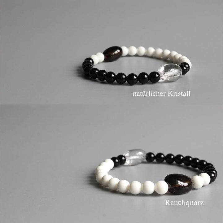 Black & White Ying Yang - Armband - LAMIVA.de - Yoga Schmuck - Spiritualität