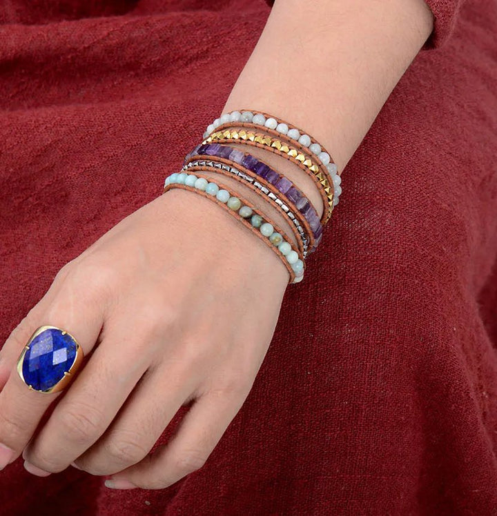 Blauer Lapislazuli - Ring - LAMIVA.de - Yoga Schmuck - Spiritualität