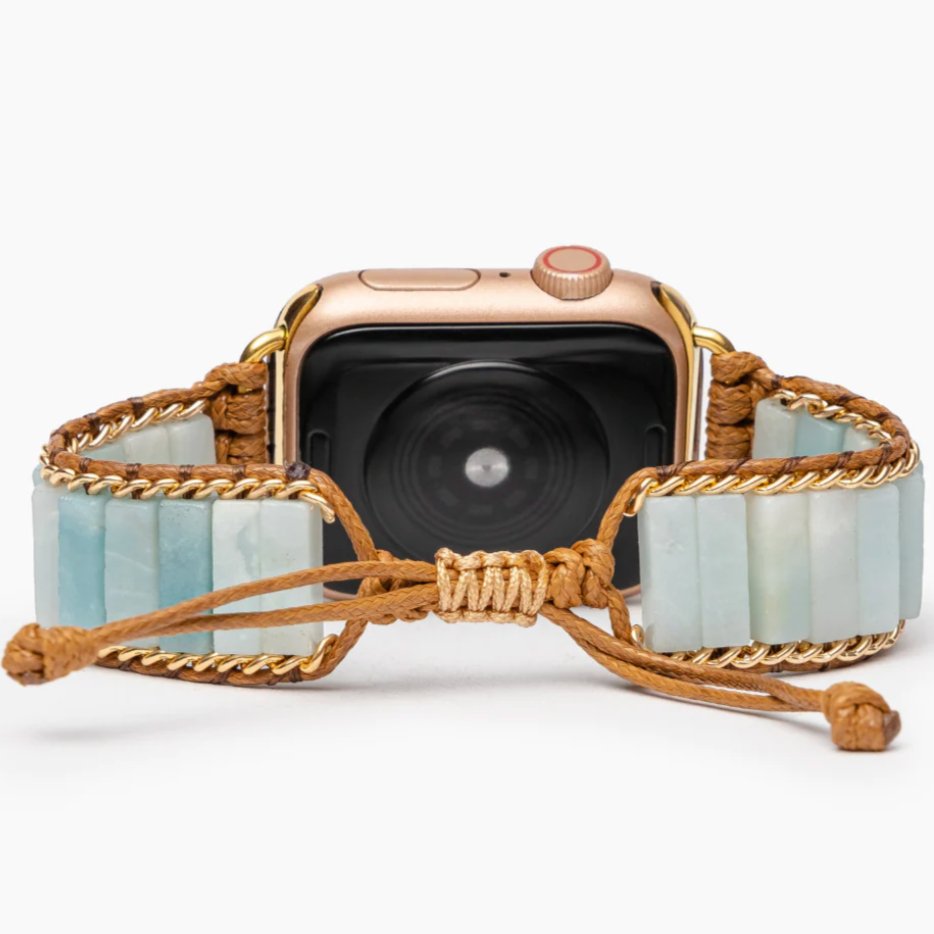 Blue Amazonia - Apple Watch Wickelarmband - LAMIVA.de - Yoga Schmuck - Spiritualität