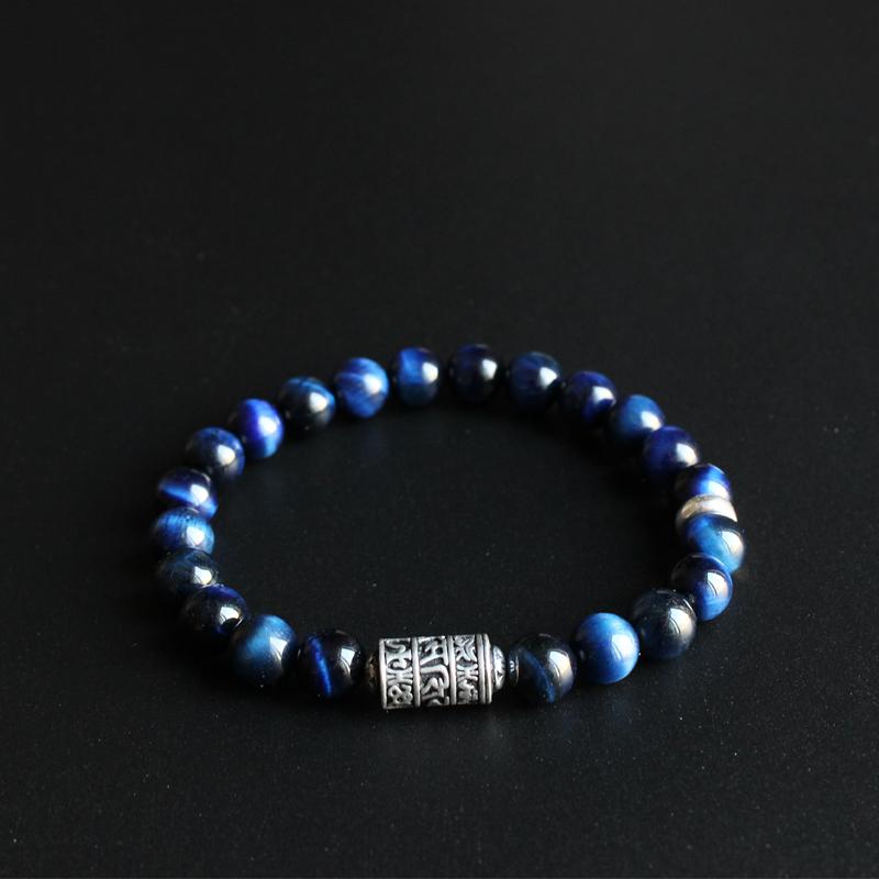 Blue Eagle Tigereye - Armband - LAMIVA.de - Yoga Schmuck - Spiritualität