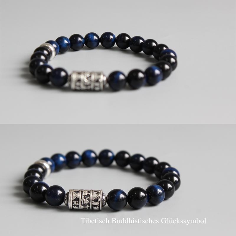 Blue Eagle Tigereye - Armband - LAMIVA.de - Yoga Schmuck - Spiritualität