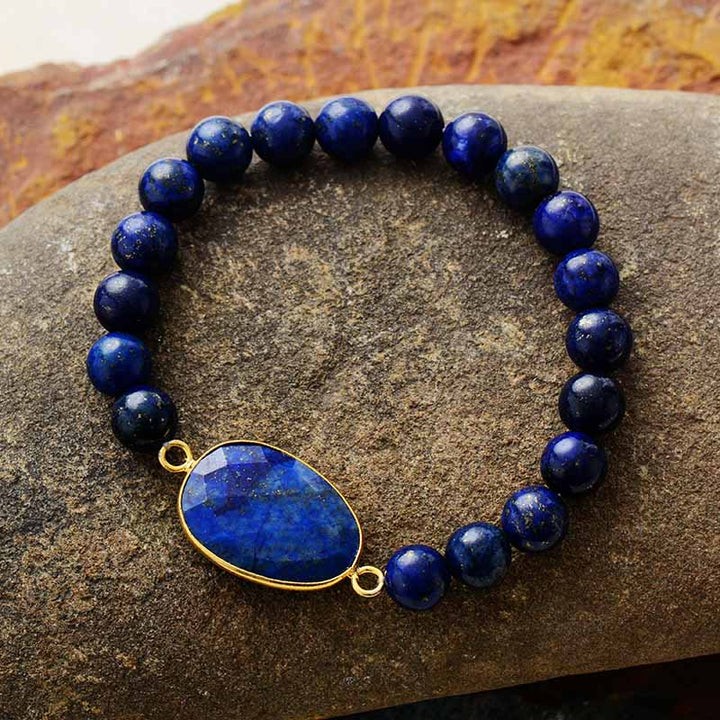 Blue Lapislazuli - Armband - LAMIVA.de