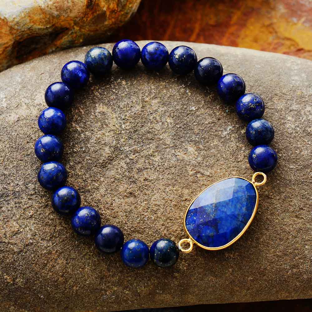 Blue Lapislazuli - Armband - LAMIVA.de