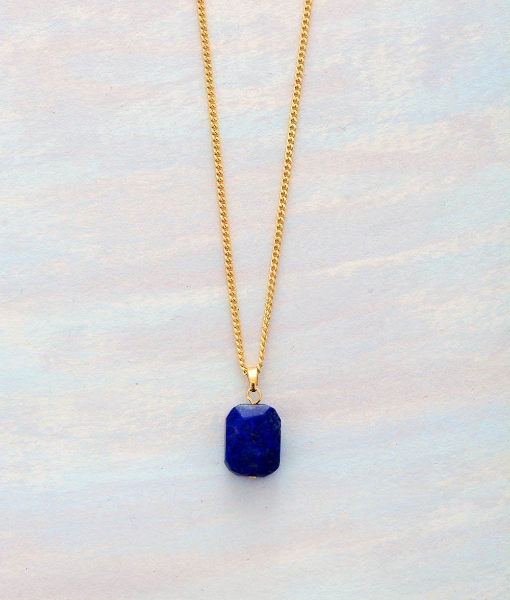 Blue Lapislazuli - Kette - LAMIVA.de