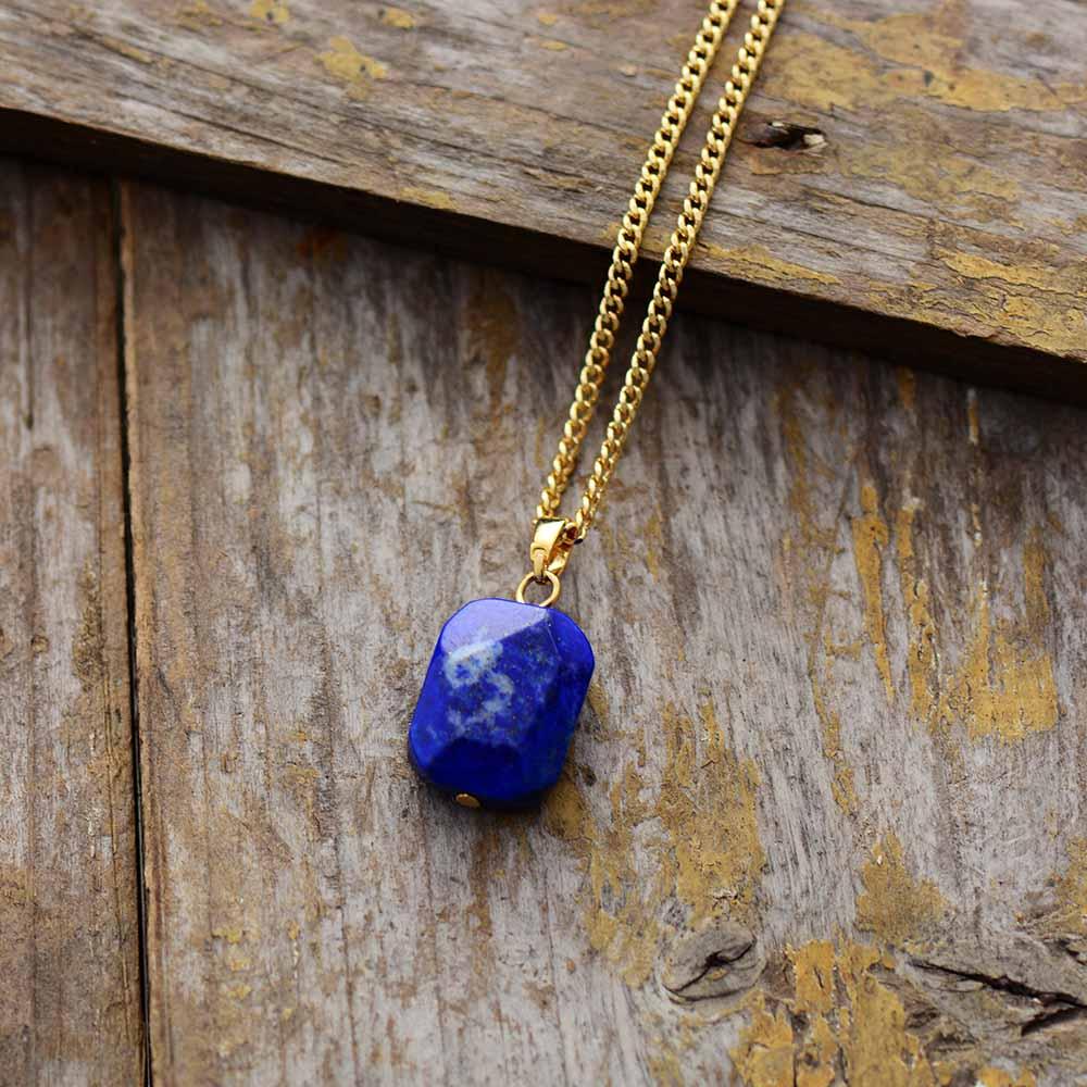 Blue Lapislazuli - Kette - LAMIVA.de