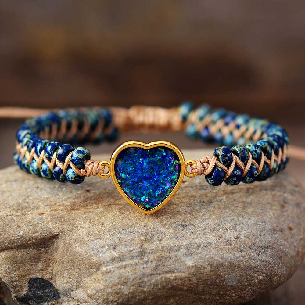 Blue Magic Opal - Armband - LAMIVA.de - Yoga Schmuck - Spiritualität