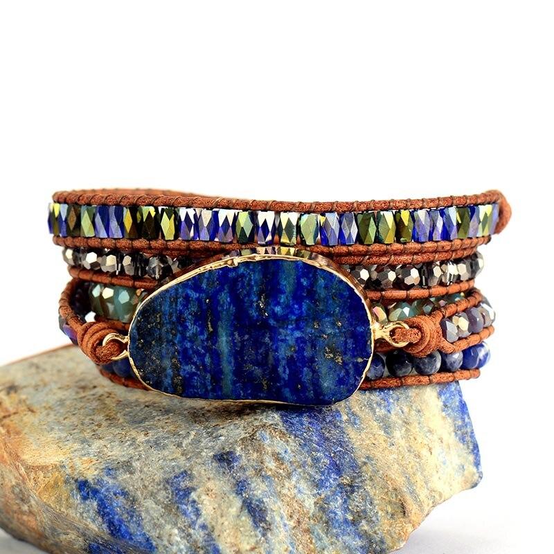 Blue Ocean Lapislazuli - Armband - LAMIVA.de