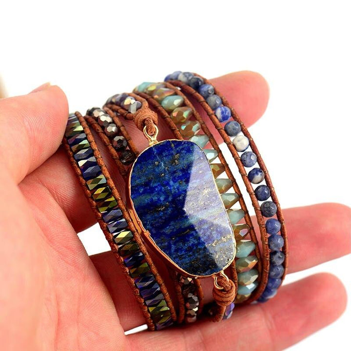 Blue Ocean Lapislazuli - Armband - LAMIVA.de