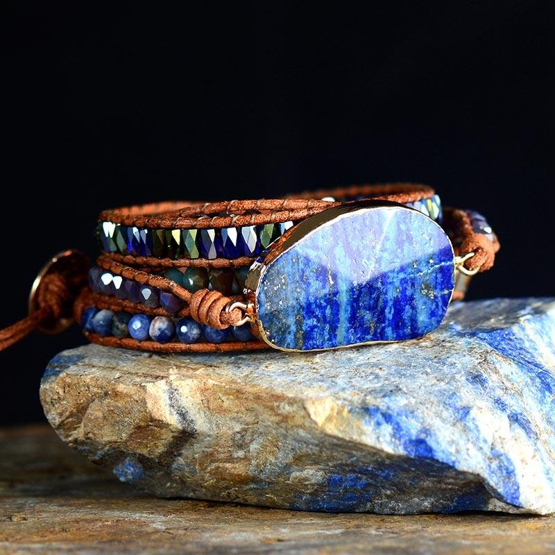 Blue Ocean Lapislazuli - Armband - LAMIVA.de