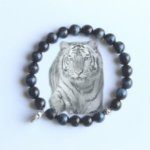 Blue Tiger Eye Tigris - Armband - LAMIVA.de - Yoga Schmuck - Spiritualität
