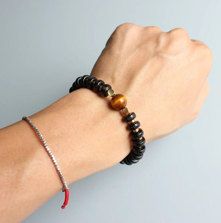 Brown Tigereye Cat - Armband - LAMIVA.de - Yoga Schmuck - Spiritualität