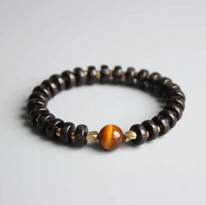 Brown Tigereye Cat - Armband - LAMIVA.de - Yoga Schmuck - Spiritualität