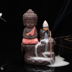 Buddha Räucherstatue mit Rückfluss - LAMIVA.de - Yoga Schmuck - Spiritualität