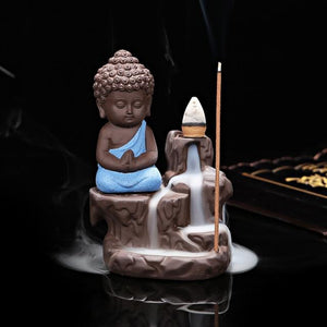 Buddha Räucherstatue mit Rückfluss - LAMIVA.de - Yoga Schmuck - Spiritualität