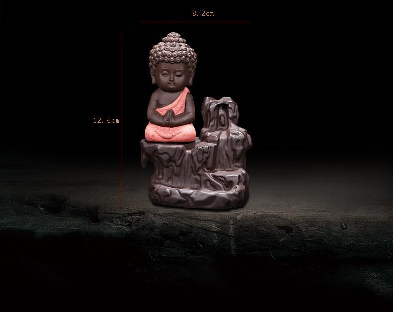 Buddha Räucherstatue mit Rückfluss - LAMIVA.de - Yoga Schmuck - Spiritualität