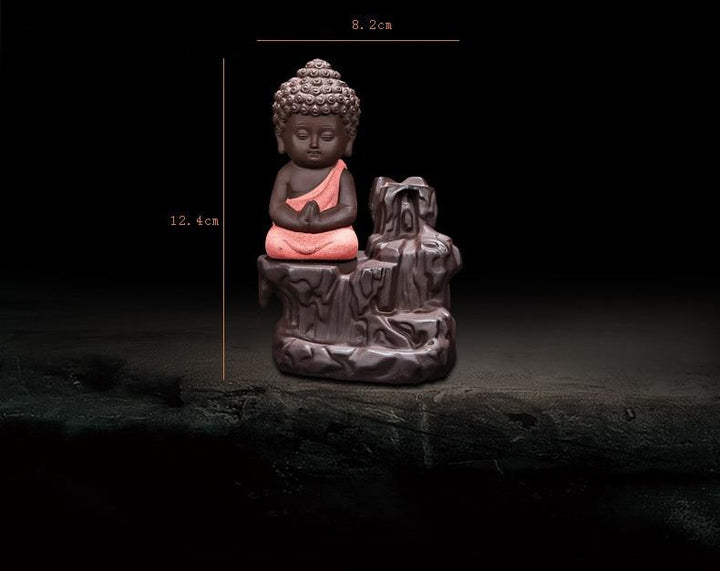 Buddha Räucherstatue mit Rückfluss - LAMIVA.de - Yoga Schmuck - Spiritualität