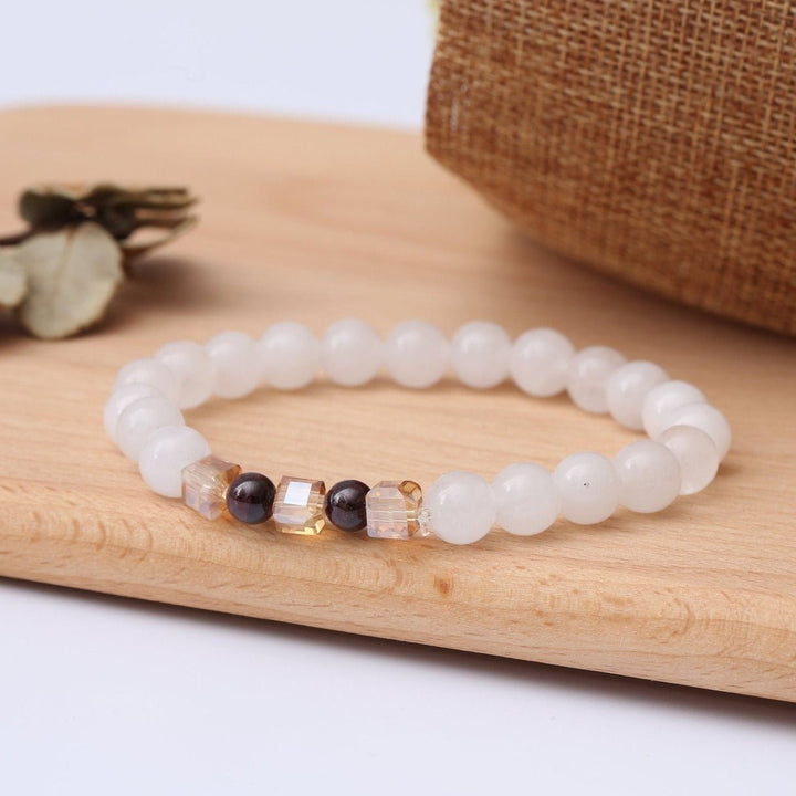 Camile Chalcedon - Armband - LAMIVA.de - Yoga Schmuck - Spiritualität