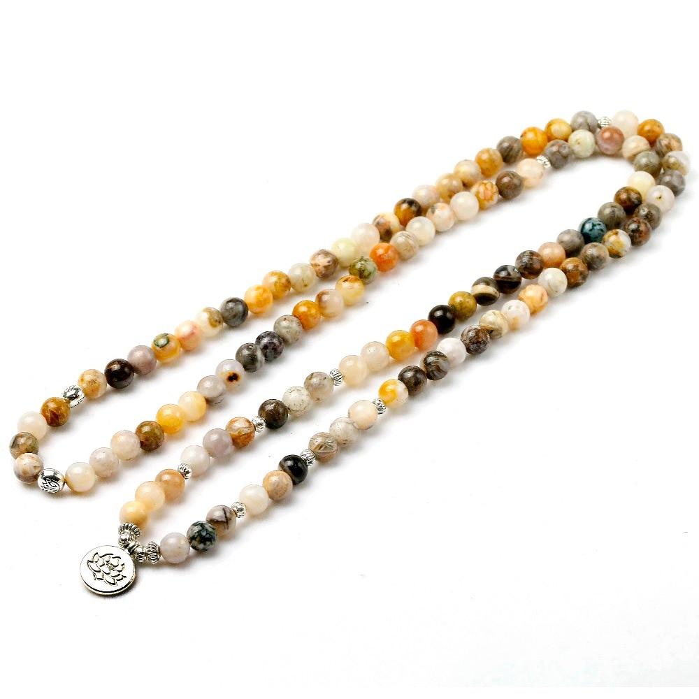 Desert Jaspis - Mala Kette - LAMIVA.de - Yoga Schmuck - Spiritualität