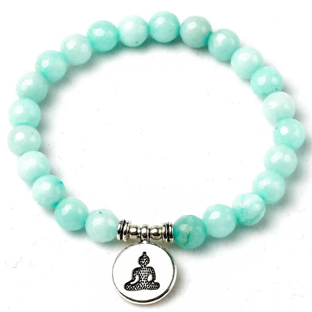 Glowing Chalcedon - Armband - LAMIVA.de - Yoga Schmuck - Spiritualität