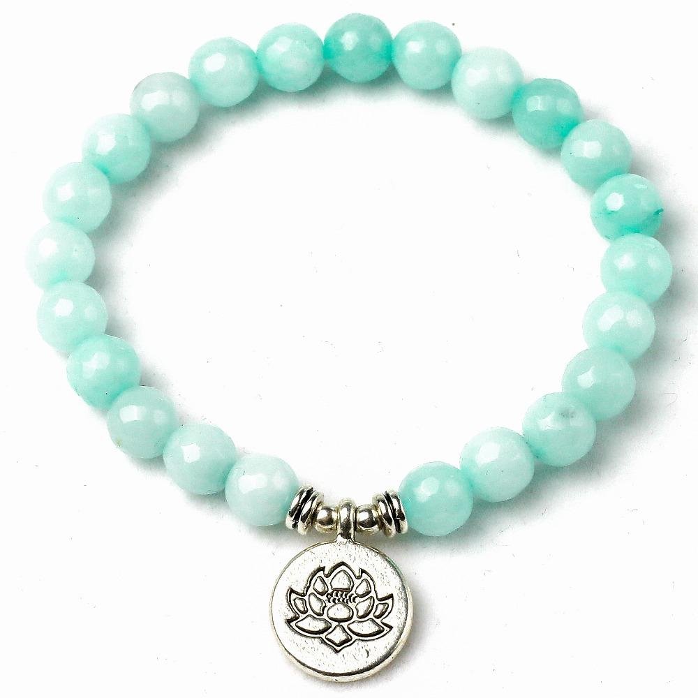 Glowing Chalcedon - Armband - LAMIVA.de - Yoga Schmuck - Spiritualität