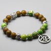 Green Buddha Jaspis - Armband - LAMIVA.de
