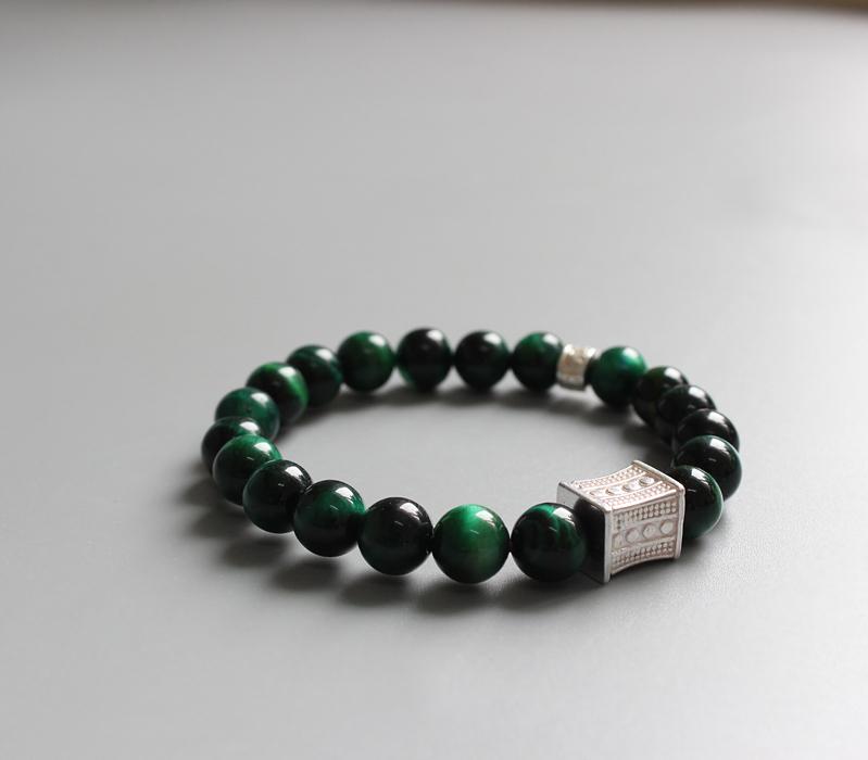 Green Cobra Tigereye - Armband - LAMIVA.de - Yoga Schmuck - Spiritualität